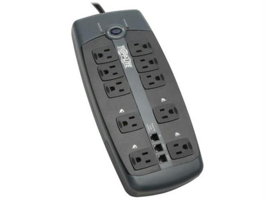 Tripp Lite Surge Protector 120v 10 Outlet Rj11 8feet  Cord 2395 Joule